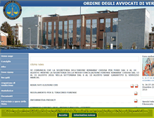 Tablet Screenshot of ordineavvocativerbania.it